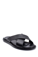 Men's Leather Slippers | Derimod Men's Leather Slippers | Derimod