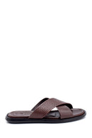 Men's Leather Slippers | Derimod Men's Leather Slippers | Derimod
