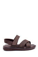 Men's Nubuck Strappy Sandals | Derimod Men's Nubuck Strappy Sandals | Derimod
