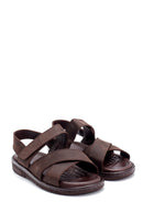 Men's Nubuck Strappy Sandals | Derimod Men's Nubuck Strappy Sandals | Derimod