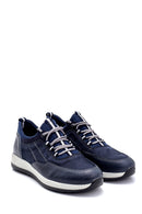 Men's Leather Nubuck Sneaker | Derimod Men's Leather Nubuck Sneaker | Derimod