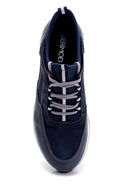 Men's Leather Nubuck Sneaker | Derimod Men's Leather Nubuck Sneaker | Derimod