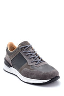 Erkek Süet Detaylı Deri Sneaker | Derimod Erkek Süet Detaylı Deri Sneaker | Derimod