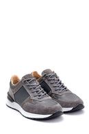 Erkek Süet Detaylı Deri Sneaker | Derimod Erkek Süet Detaylı Deri Sneaker | Derimod