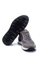 Erkek Süet Detaylı Deri Sneaker | Derimod Erkek Süet Detaylı Deri Sneaker | Derimod