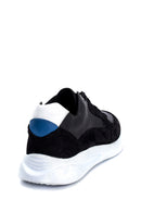 Erkek Süet Detaylı Deri Sneaker | Derimod Erkek Süet Detaylı Deri Sneaker | Derimod
