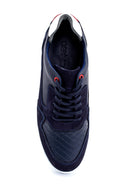 Erkek Süet Detaylı Deri Sneaker | Derimod Erkek Süet Detaylı Deri Sneaker | Derimod
