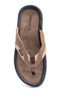 Men's Leather Flip Flops | Derimod Men's Leather Flip Flops | Derimod