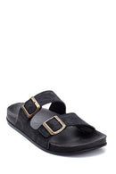 Men's Comfort Leather Slippers | Derimod Men's Comfort Leather Slippers | Derimod
