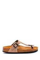 Men's Leather Suede Slippers | Derimod Men's Leather Suede Slippers | Derimod