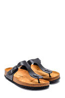 Men's Leather Slippers | Derimod Men's Leather Slippers | Derimod