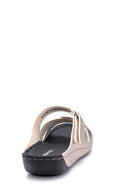 Women's Wedge Heeled Casual Slippers | Derimod Women's Wedge Heeled Casual Slippers | Derimod