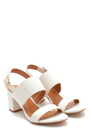 Women's Crocodile Patterned Sandals | Derimod Women's Crocodile Patterned Sandals | Derimod