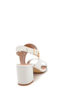 Women's Crocodile Patterned Sandals | Derimod Women's Crocodile Patterned Sandals | Derimod