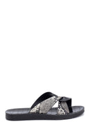Women's Snake Printed Slippers | Derimod Women's Snake Printed Slippers | Derimod