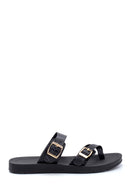 Women's Leopard Patterned Casual Slippers | Derimod Women's Leopard Patterned Casual Slippers | Derimod