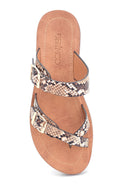 Women's Snake Printed Casual Slippers | Derimod Women's Snake Printed Casual Slippers | Derimod