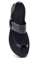 Kadın Parmak Arası Casual Sandalet | Derimod Kadın Parmak Arası Casual Sandalet | Derimod