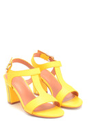Women's Thick Heeled Casual Sandals | Derimod Women's Thick Heeled Casual Sandals | Derimod