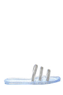 Women's Stone Detailed Casual Slippers | Derimod Women's Stone Detailed Casual Slippers | Derimod