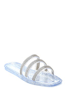 Women's Stone Detailed Casual Slippers | Derimod Women's Stone Detailed Casual Slippers | Derimod