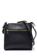 Women's External Zipper Crossbody Bag | Derimod Women's External Zipper Crossbody Bag | Derimod