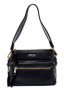 Women's External Zipper Shoulder Bag | Derimod Women's External Zipper Shoulder Bag | Derimod