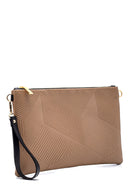 Women's Stripe Patterned Portfolio | Derimod Women's Stripe Patterned Portfolio | Derimod