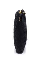 Plush Portfolio with Women's Accessories | Derimod Plush Portfolio with Women's Accessories | Derimod