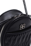 Women's Geometric Patterned Mini Crossbody Bag | Derimod Women's Geometric Patterned Mini Crossbody Bag | Derimod