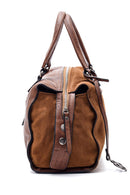 Women's Suede Handbag | Derimod Women's Suede Handbag | Derimod