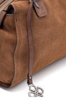 Women's Suede Handbag | Derimod Women's Suede Handbag | Derimod