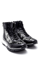 Women's Zipper Detailed Sneaker Boots | Derimod Women's Zipper Detailed Sneaker Boots | Derimod