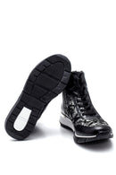Women's Zipper Detailed Sneaker Boots | Derimod Women's Zipper Detailed Sneaker Boots | Derimod