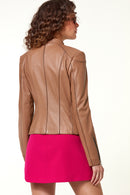Lulu Women's Leather Jacket | Derimod Lulu Women's Leather Jacket | Derimod