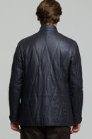 Ronaldo Men's Leather Jacket | Derimod Ronaldo Men's Leather Jacket | Derimod