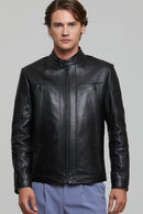 Butler Men's Leather Jacket | Derimod Butler Men's Leather Jacket | Derimod