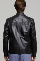 George Men's Leather Jacket | Derimod George Men's Leather Jacket | Derimod