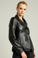 Ibiza Women's Leather Jacket | Derimod Ibiza Women's Leather Jacket | Derimod