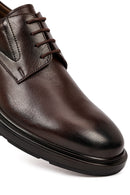 Men's Brown Lace-Up Leather Casual Shoes | Derimod Men's Brown Lace-Up Leather Casual Shoes | Derimod