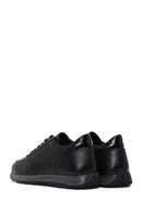 Men's Black Lace-Up Leather Casual Sneaker | Derimod Men's Black Lace-Up Leather Casual Sneaker | Derimod