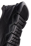 Erkek Siyah Deri Casual Sneaker | Derimod Erkek Siyah Deri Casual Sneaker | Derimod