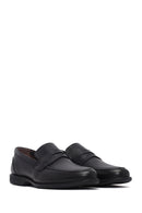 Erkek Siyah Deri Klasik Loafer | Derimod Erkek Siyah Deri Klasik Loafer | Derimod