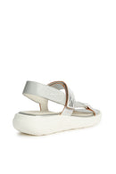 Geox Women's Silver Spherica Ec5w Sandals | Derimod Geox Women's Silver Spherica Ec5w Sandals | Derimod