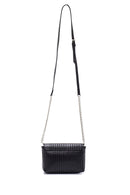 Women's Stripe Patterned Shoulder Bag | Derimod Women's Stripe Patterned Shoulder Bag | Derimod