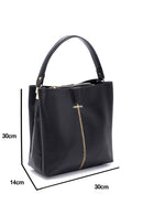 Women's Shoulder Bag with Stitching Detail | Derimod Women's Shoulder Bag with Stitching Detail | Derimod