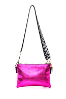 Women's Pink Metallic Clutch Bag | Derimod Women's Pink Metallic Clutch Bag | Derimod