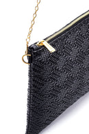 Women's Knitted Patterned Portfolio | Derimod Women's Knitted Patterned Portfolio | Derimod