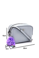 Women's Blue Faux Leather Crossbody Bag | Derimod Women's Blue Faux Leather Crossbody Bag | Derimod
