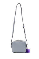 Women's Blue Faux Leather Crossbody Bag | Derimod Women's Blue Faux Leather Crossbody Bag | Derimod